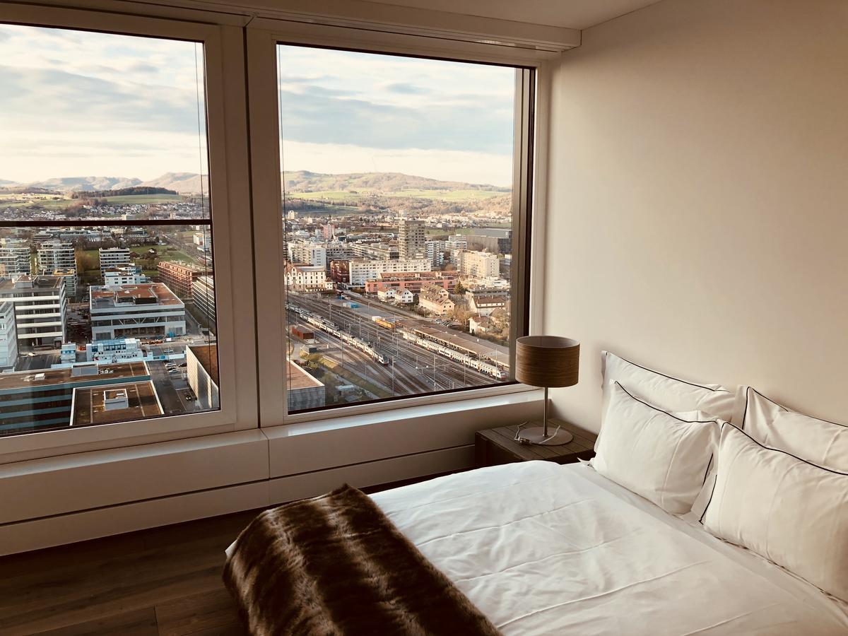 Park Tower City View Apartments Zug Exterior foto